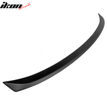 IKON MOTORSPORTS, Trunk Spoiler Compatible with 2022-2024 Honda Civic Sedan 4-Door, Sport Style ABS Rear Trunk Lid Spoiler Wing Lip