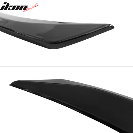 IKON MOTORSPORTS, Trunk Spoiler Compatible with 2022-2024 Honda Civic Sedan 4-Door, Sport Style ABS Rear Trunk Lid Spoiler Wing Lip