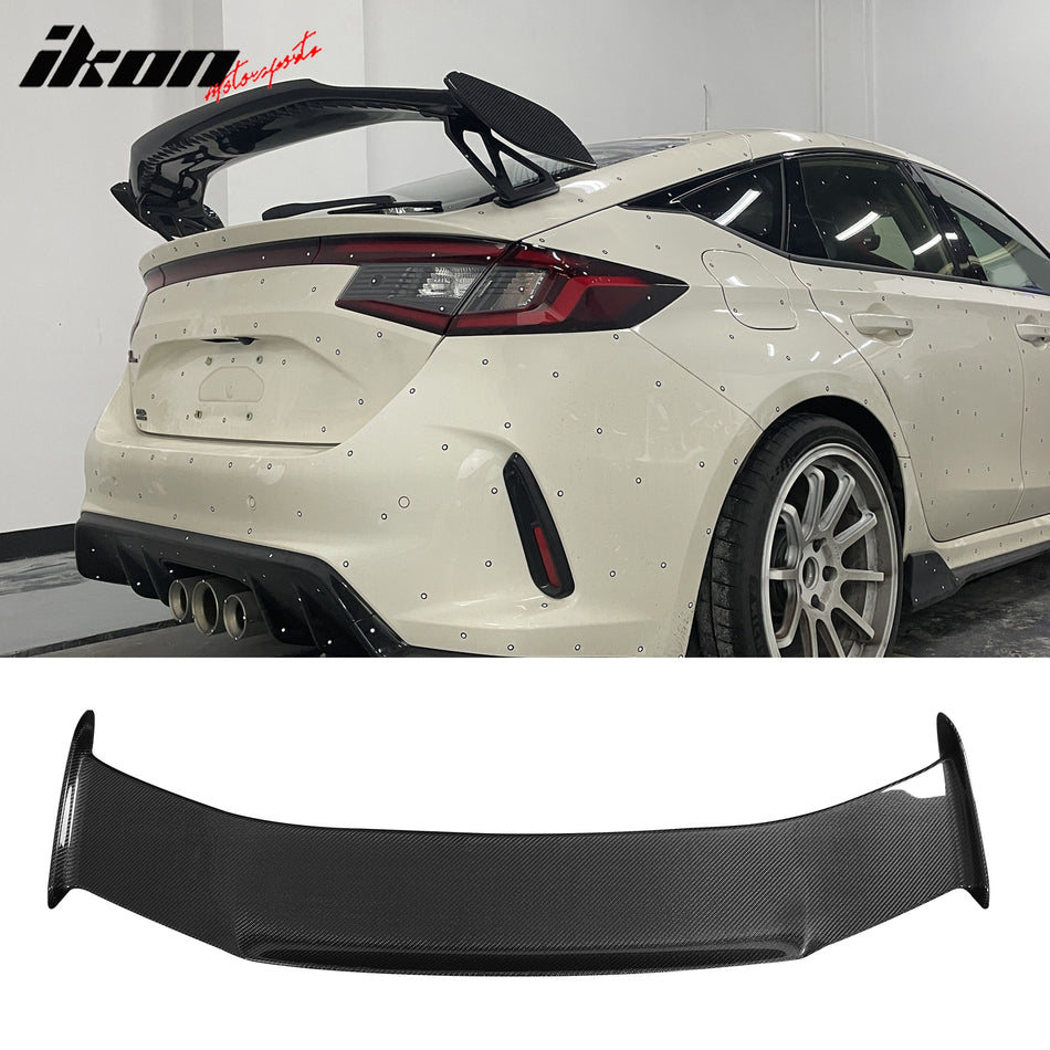 2023-2025 Honda Civic Type R Carbon Fiber Highkick Rear Spoiler Wing