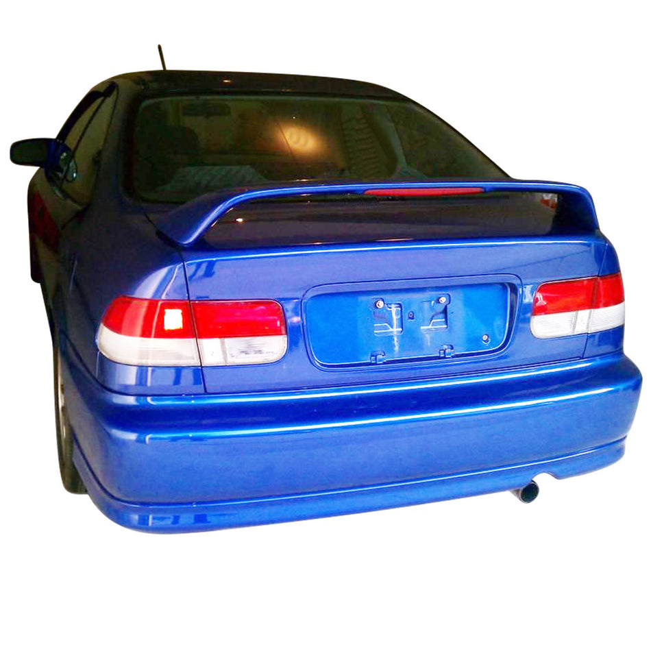 Fits 96-00 Honda Civic Coupe 2Dr EM Type R Rear Trunk Spoiler Wing Painted ABS