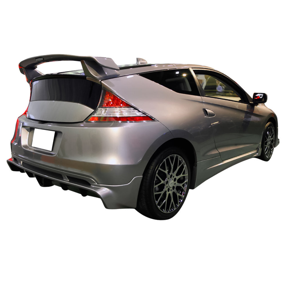 Fits 11-15 Honda CR-Z CRZ Hybrid Mu-gen Style ABS Trunk Spoiler Unpainted Gray