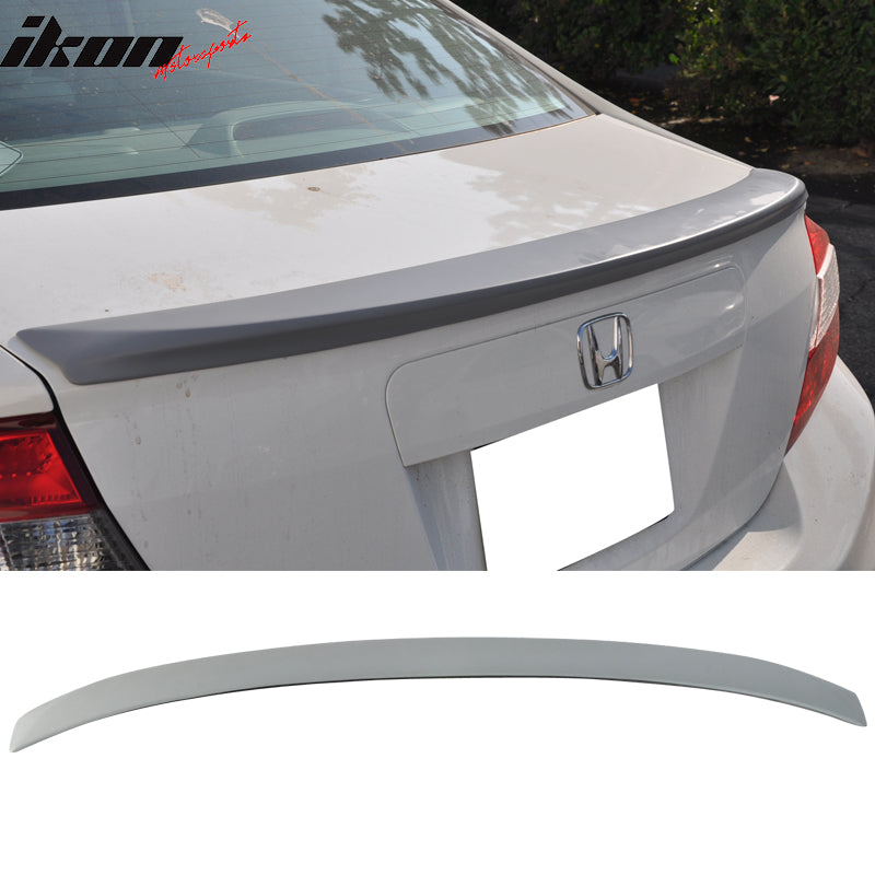 Fits 12-14 Honda Civic Sedan 9th Gen OE Rear Spoiler Wing - PU