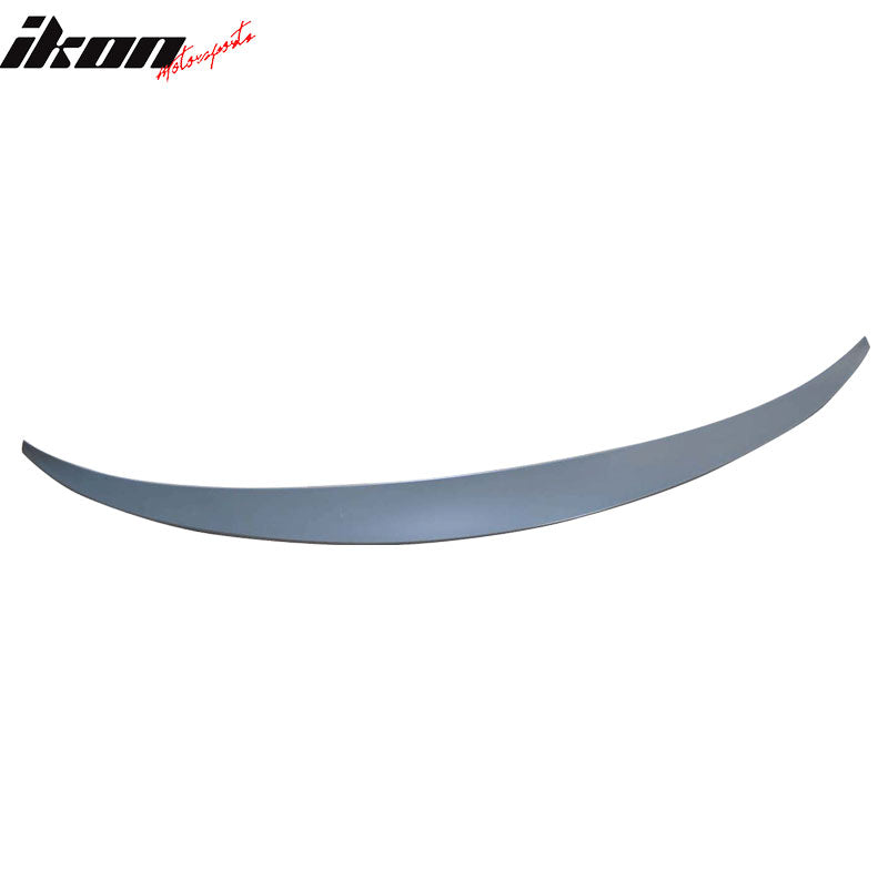 Trunk Spoiler Compatible With 2011-2015 Hyundai Elantra, Euro Style Unpainted ABS Car Exterior Trunk Spoiler Rear Wing Tail Roof Top Lid by IKON MOTORSPORTS, 2012 2013 2014