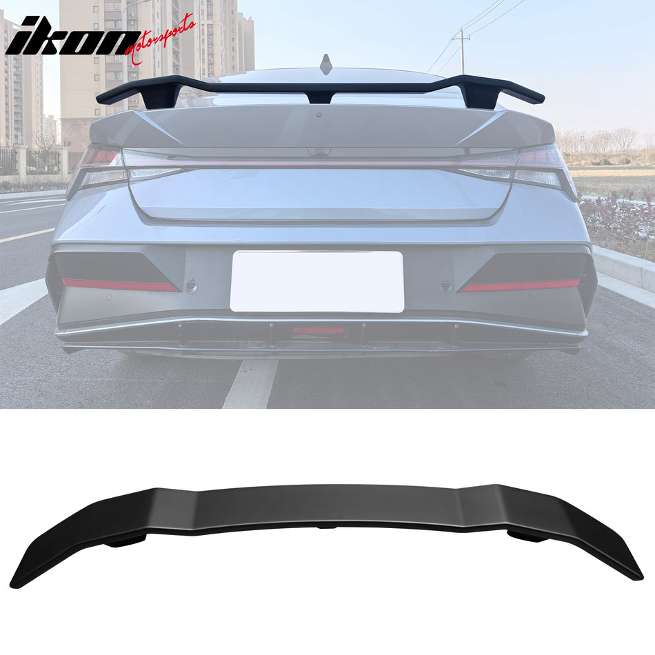 2021-2025 Hyundai Elantra N Style Painted Trunk Spoiler Wing ABS