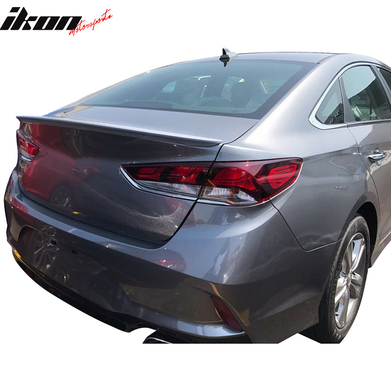 Fits 18-19 Hyundai Sonata OE Factory Style Trunk Spoiler Wing - Painted Color