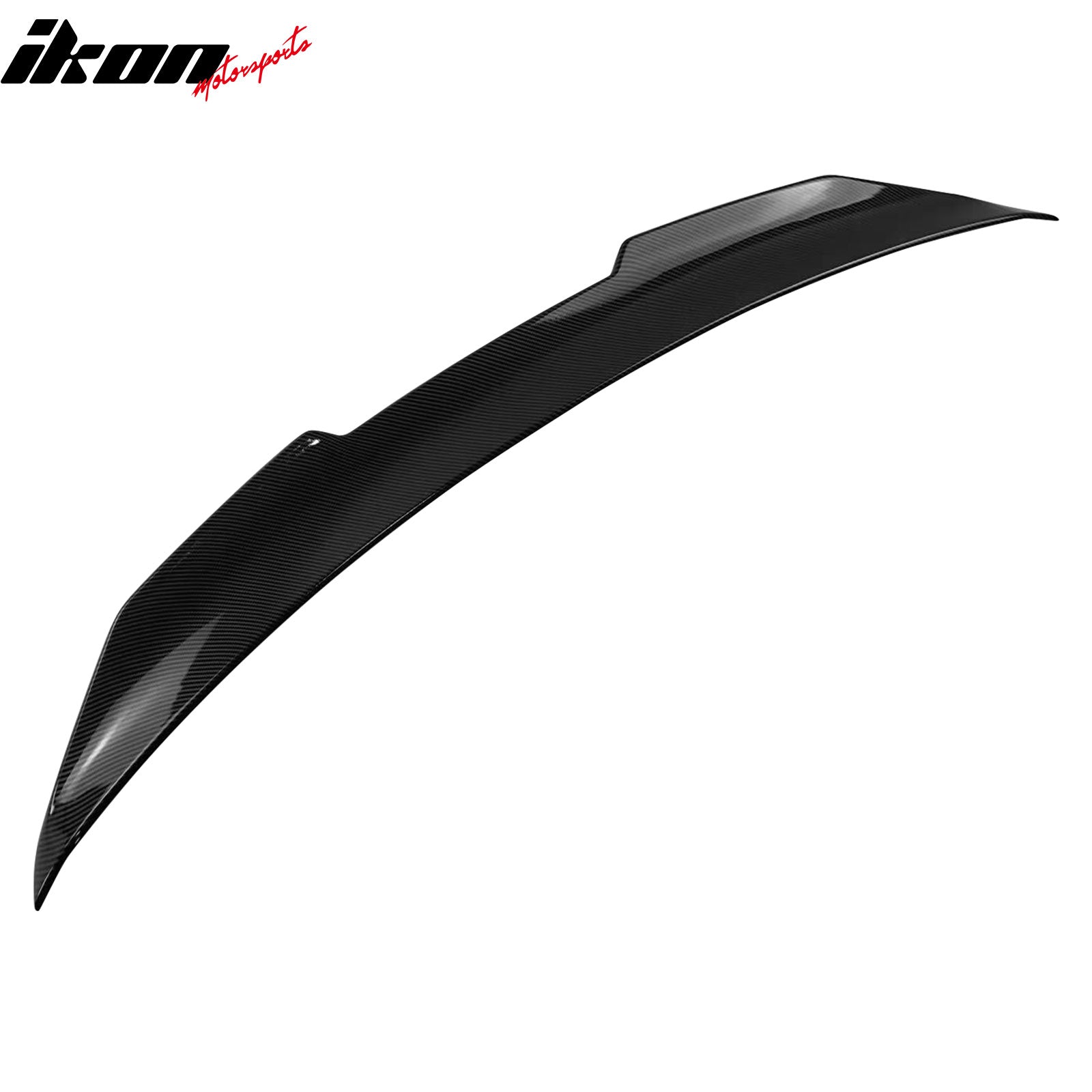 Fits 09-15 INFINITI G37 G25 Q40 Trunk Spoiler Carbon Fiber Print PSM Style ABS