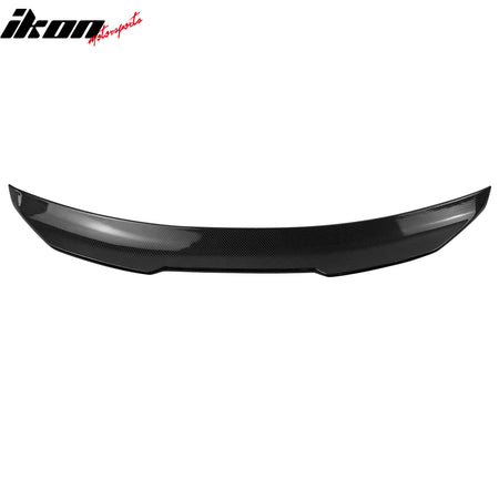 Fits 09-15 INFINITI G37 G25 Q40 Trunk Spoiler Carbon Fiber Print PSM Style ABS