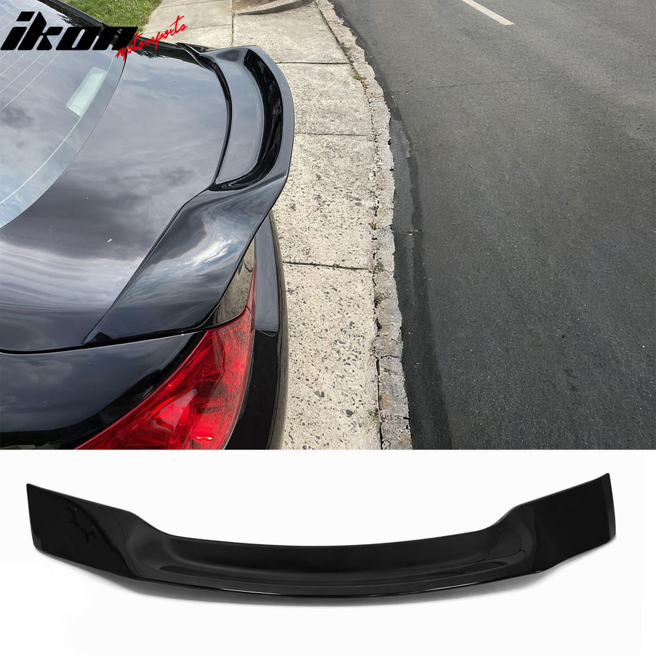 2009-2015 Infiniti G37 G25 Q40 Sedan R Style Trunk Spoiler Gloss Black ABS