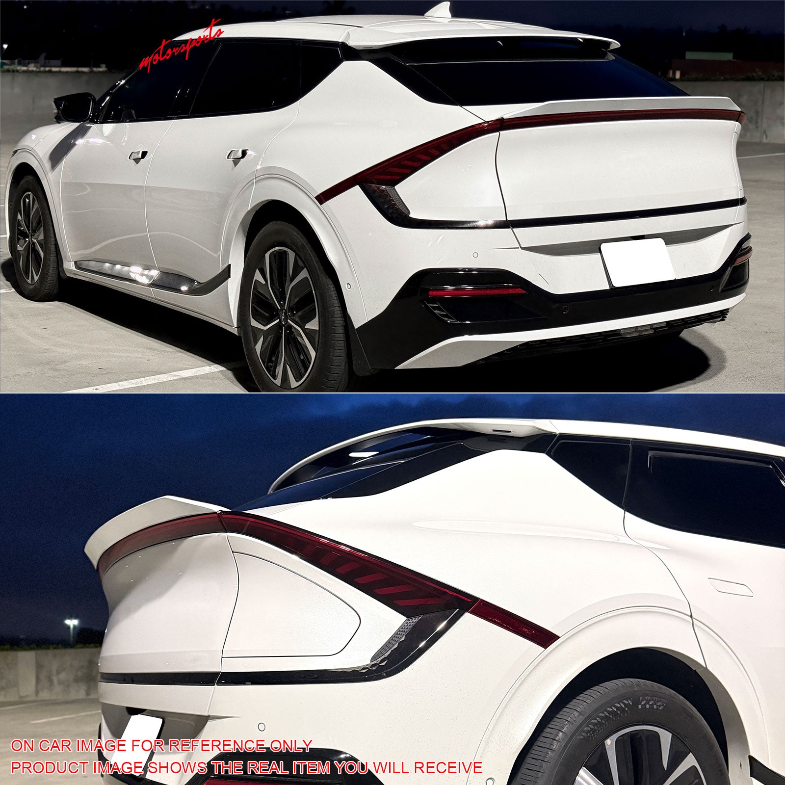 Fits 21-25 Kia EV6 X Style Rear Trunk Spoiler Wing Lip Painted #DU3 Yacht Blue