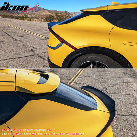 Fits 21-25 Kia EV6 X Style Rear Trunk Spoiler Wing Lip Painted #DU3 Yacht Blue