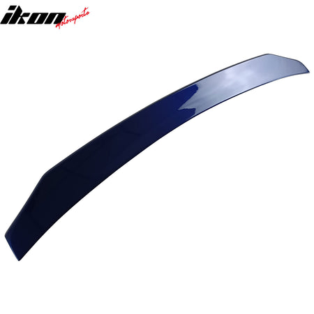 Fits 21-25 Kia EV6 X Style Rear Trunk Spoiler Wing Lip Painted #DU3 Yacht Blue