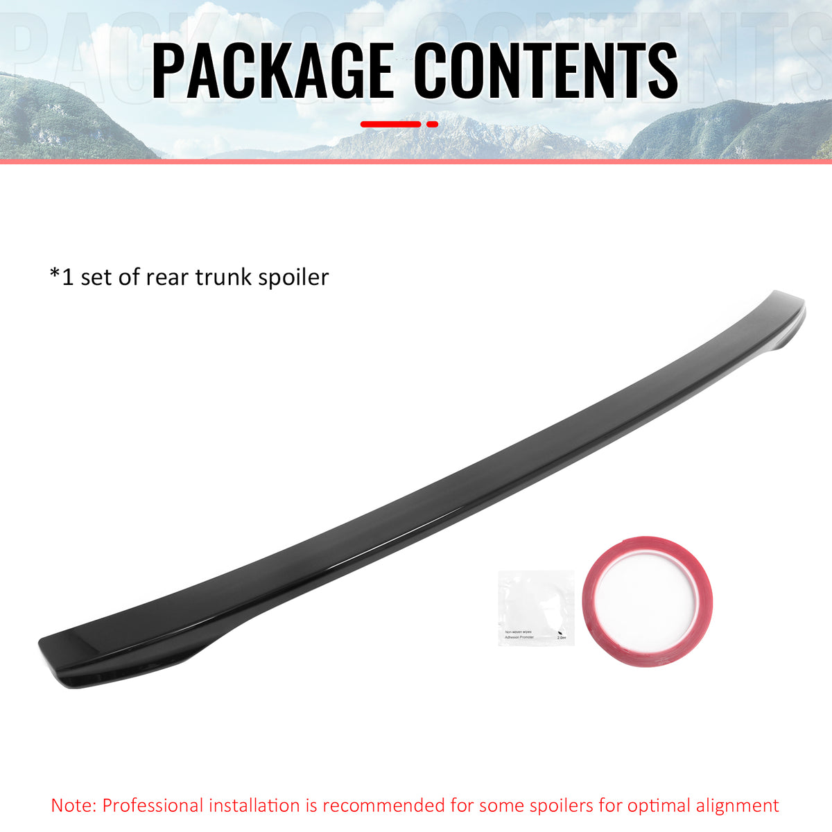 Fits 07-12 Lexus ES350 XV40 IKON Style Rear Trunk Spoiler Wing Lip Gloss Black
