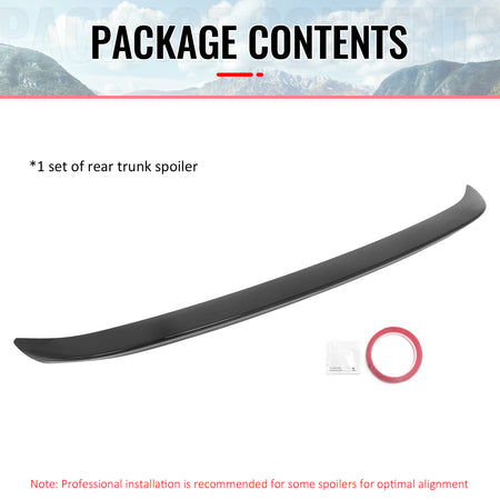 Fits 13-18 Lexus ES300h ES350 XV60 OE Style Rear Trunk Spoiler Wing Gloss Black