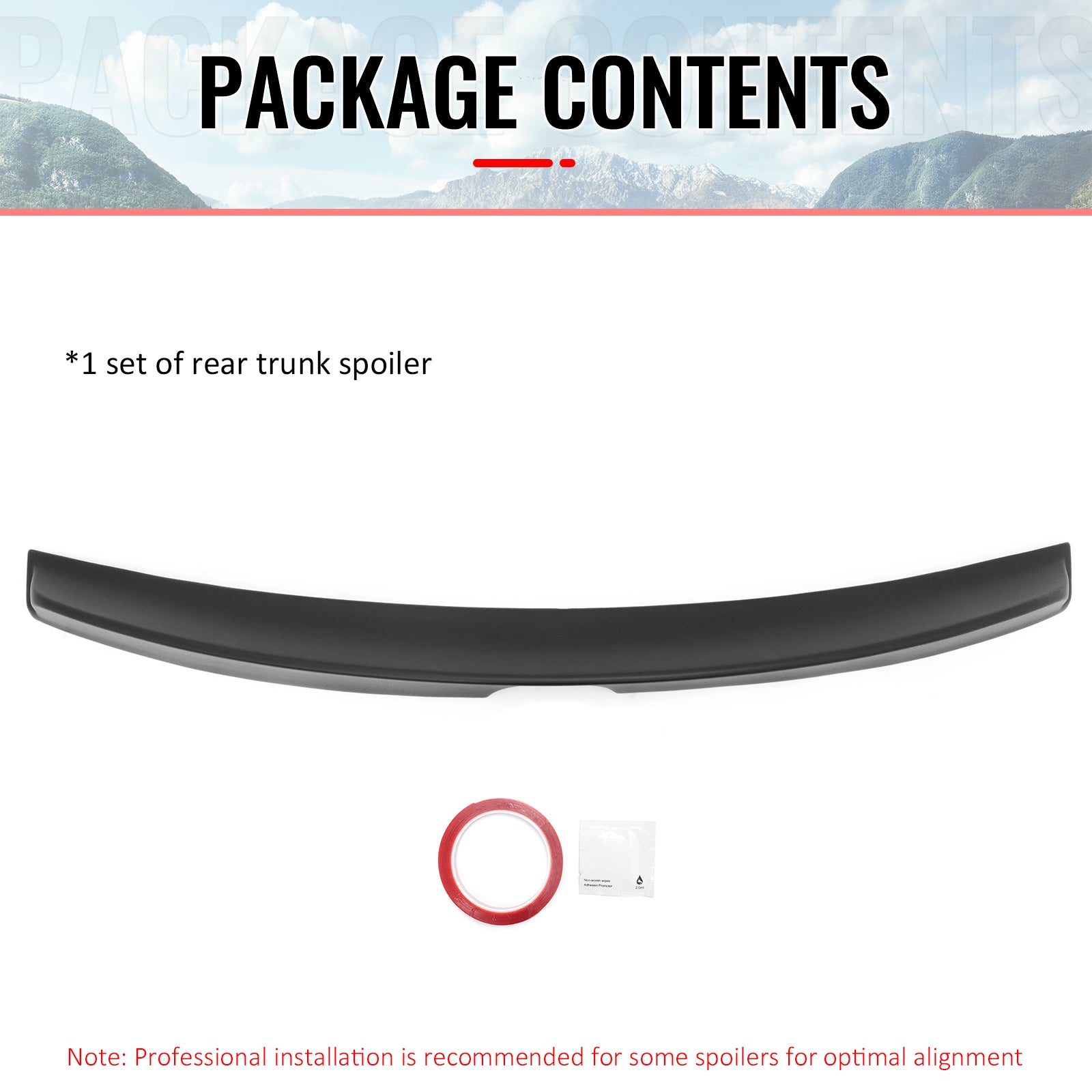Fits 13-20 Lexus GS350 GS300 GS450h Duckbill Style Trunk Spoiler Matte Black ABS