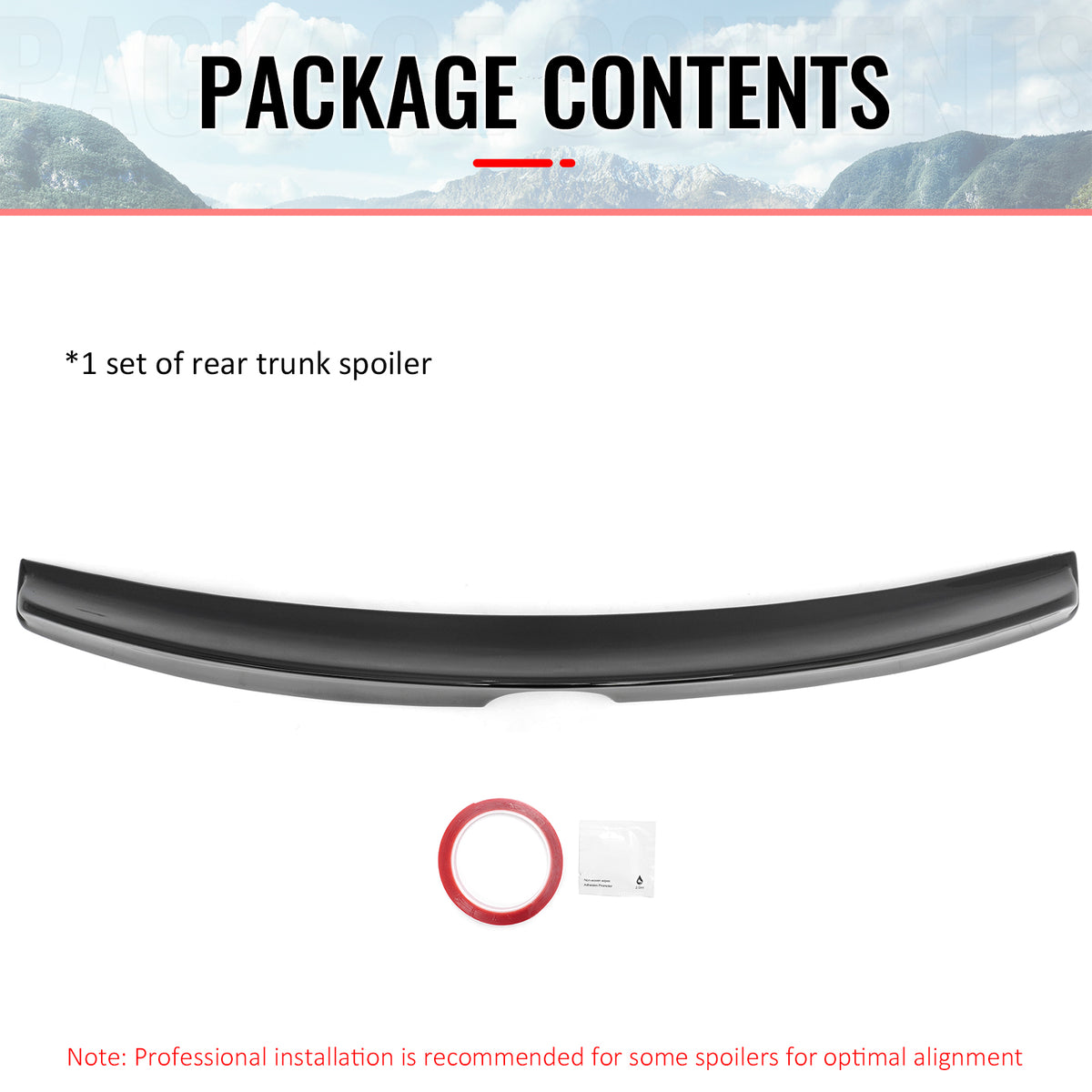 Fits 13-20 Lexus GS350 GS300 GS450h Duckbill Style Trunk Spoiler Gloss Black ABS