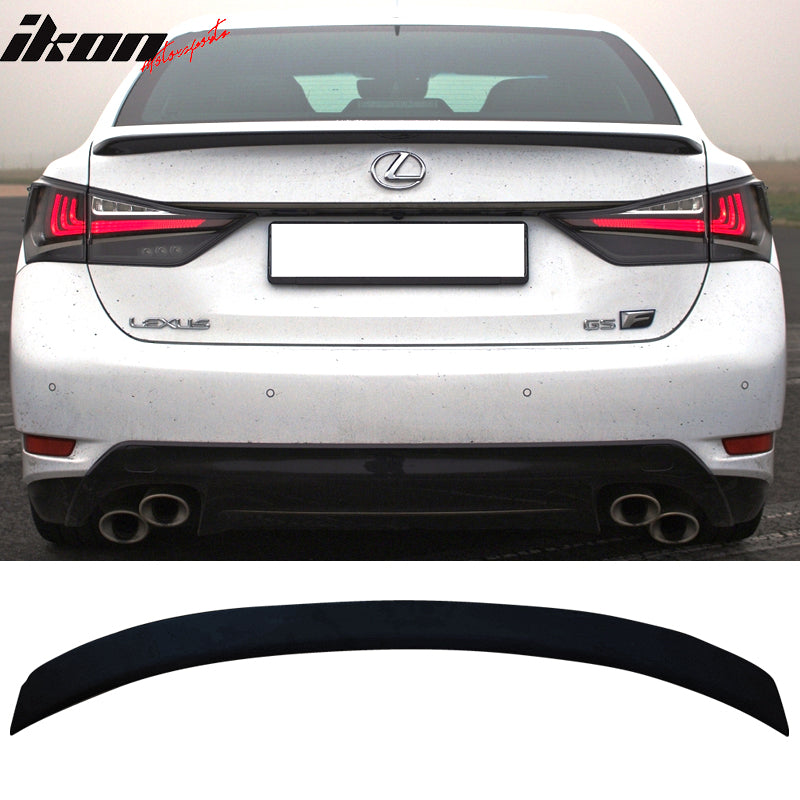 Car Spoiler for 2013-2020 Lexus GS350 Painted ABS – Ikon Motorsports