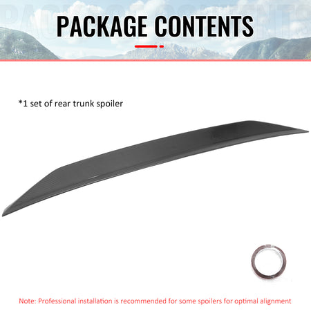 Fits 01-05 Lexus IS300 Sedan JDM Duckbill Trunk Spoiler Wing Carbon Fiber Print