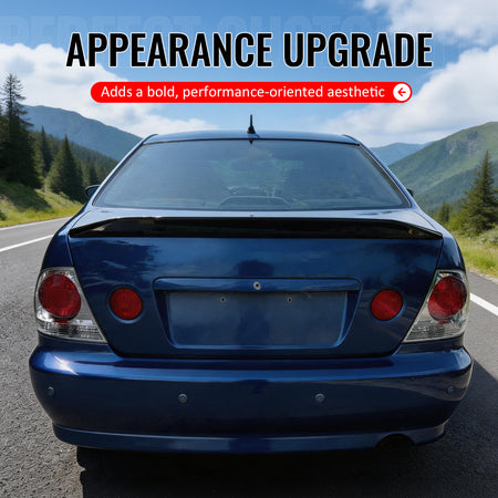 Fits 01-05 Lexus IS300 Sedan JDM Duckbill Trunk Spoiler Wing Gloss Black ABS