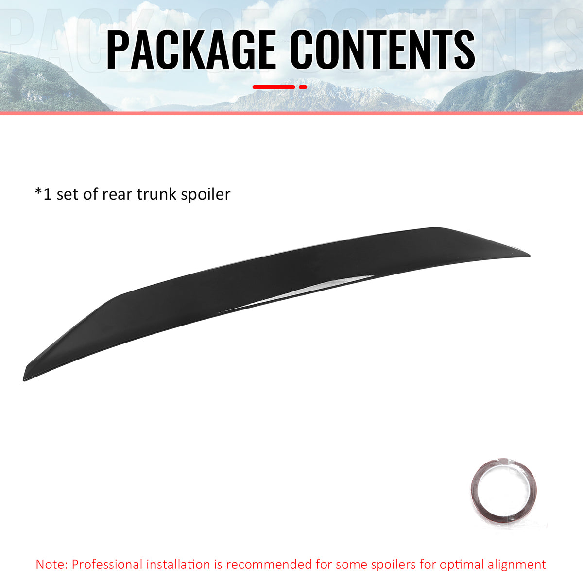 Fits 01-05 Lexus IS300 Sedan JDM Duckbill Trunk Spoiler Wing Gloss Black ABS