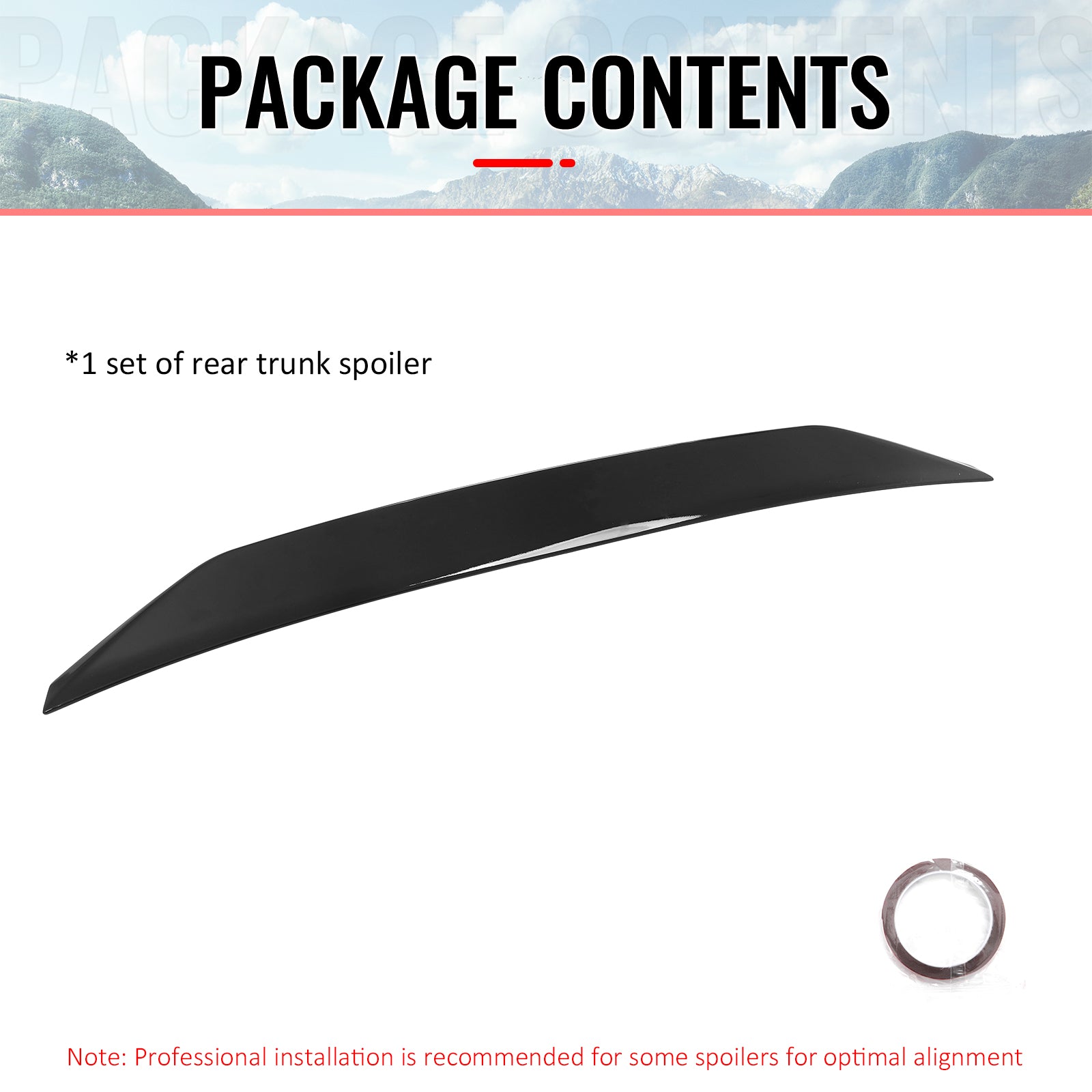 Fits 01-05 Lexus IS300 Sedan JDM Duckbill Trunk Spoiler Wing Gloss Black ABS
