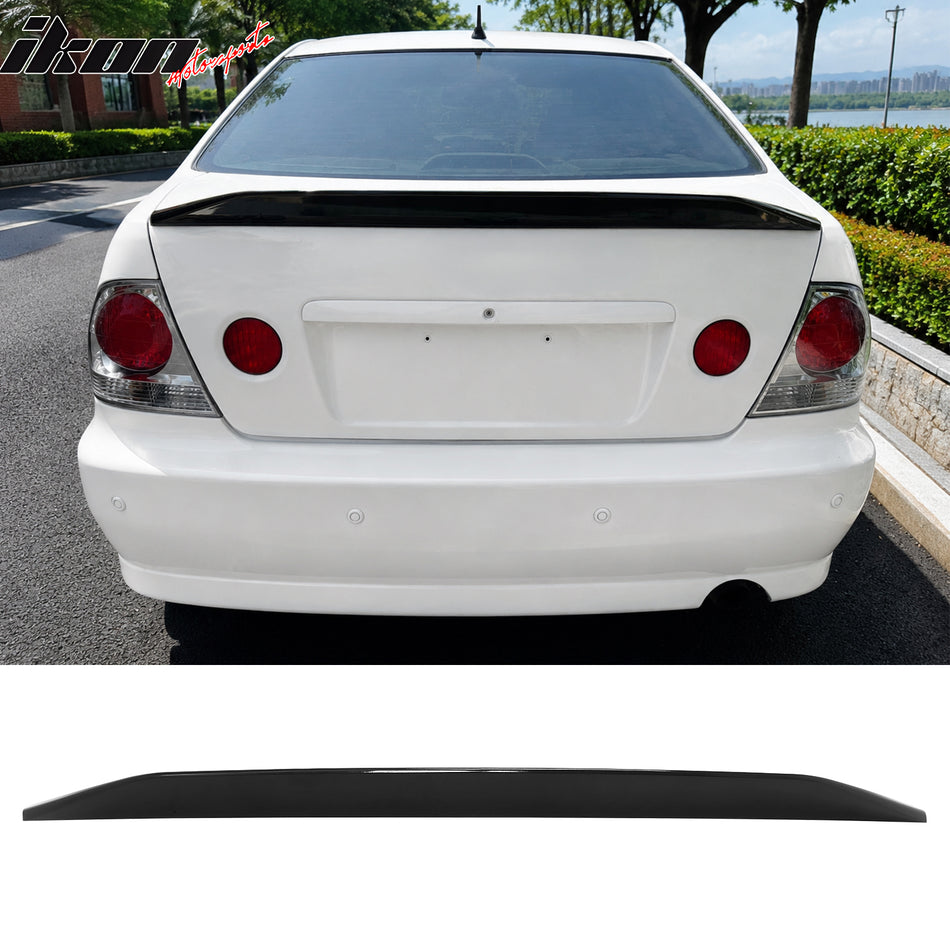 2001-2005 Lexus IS300 Sedan JDM Duckbill Trunk Spoiler Wing Gloss Black ABS