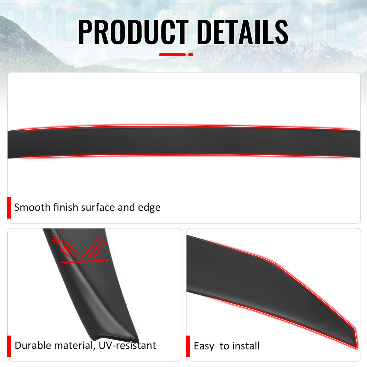 Fits 01-05 Lexus IS300 Sedan JDM Duckbill Trunk Spoiler Wing Primer Black ABS