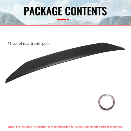 Fits 01-05 Lexus IS300 Sedan JDM Duckbill Trunk Spoiler Wing Primer Black ABS