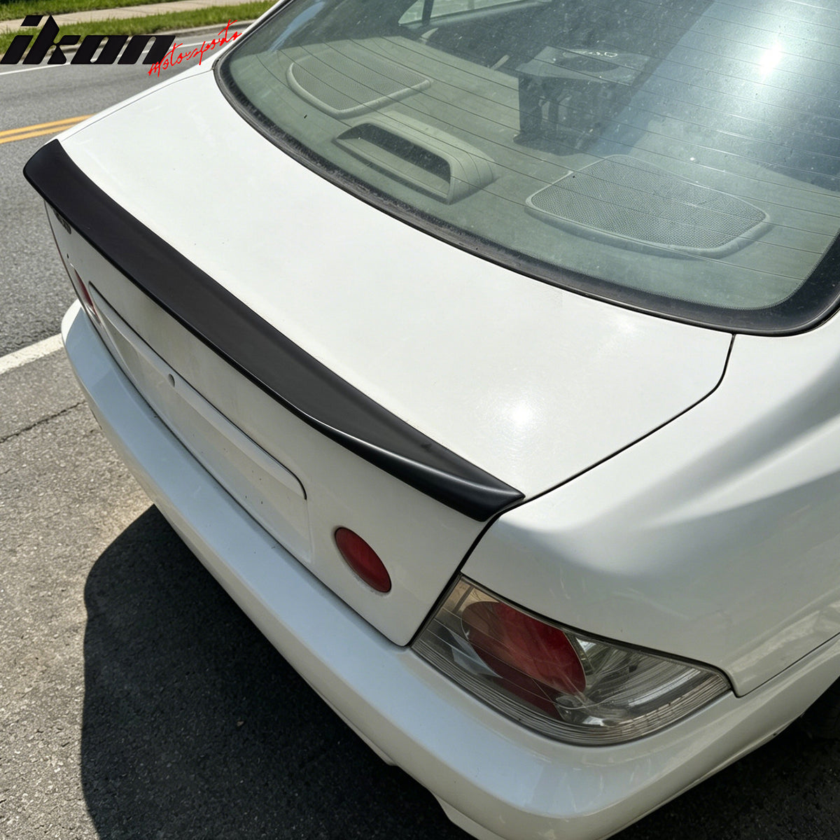 Fits 01-05 Lexus IS300 Sedan JDM Duckbill Trunk Spoiler Wing Primer Black ABS