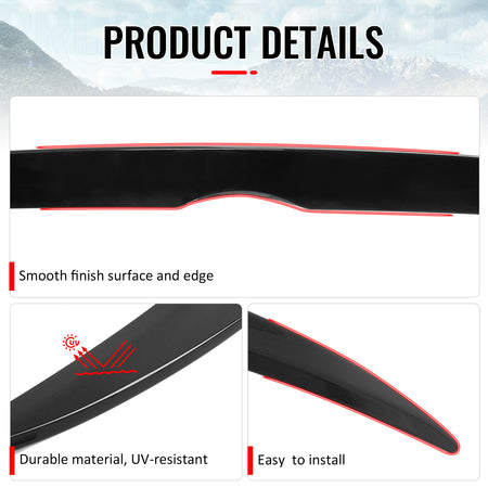 Fits 06-13 Lexus IS250 IS350 IS F Sedan OE Style Rear Trunk Spoiler Gloss Black