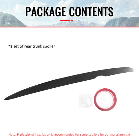 Fits 06-13 Lexus IS250 IS350 IS F Sedan OE Style Rear Trunk Spoiler Gloss Black