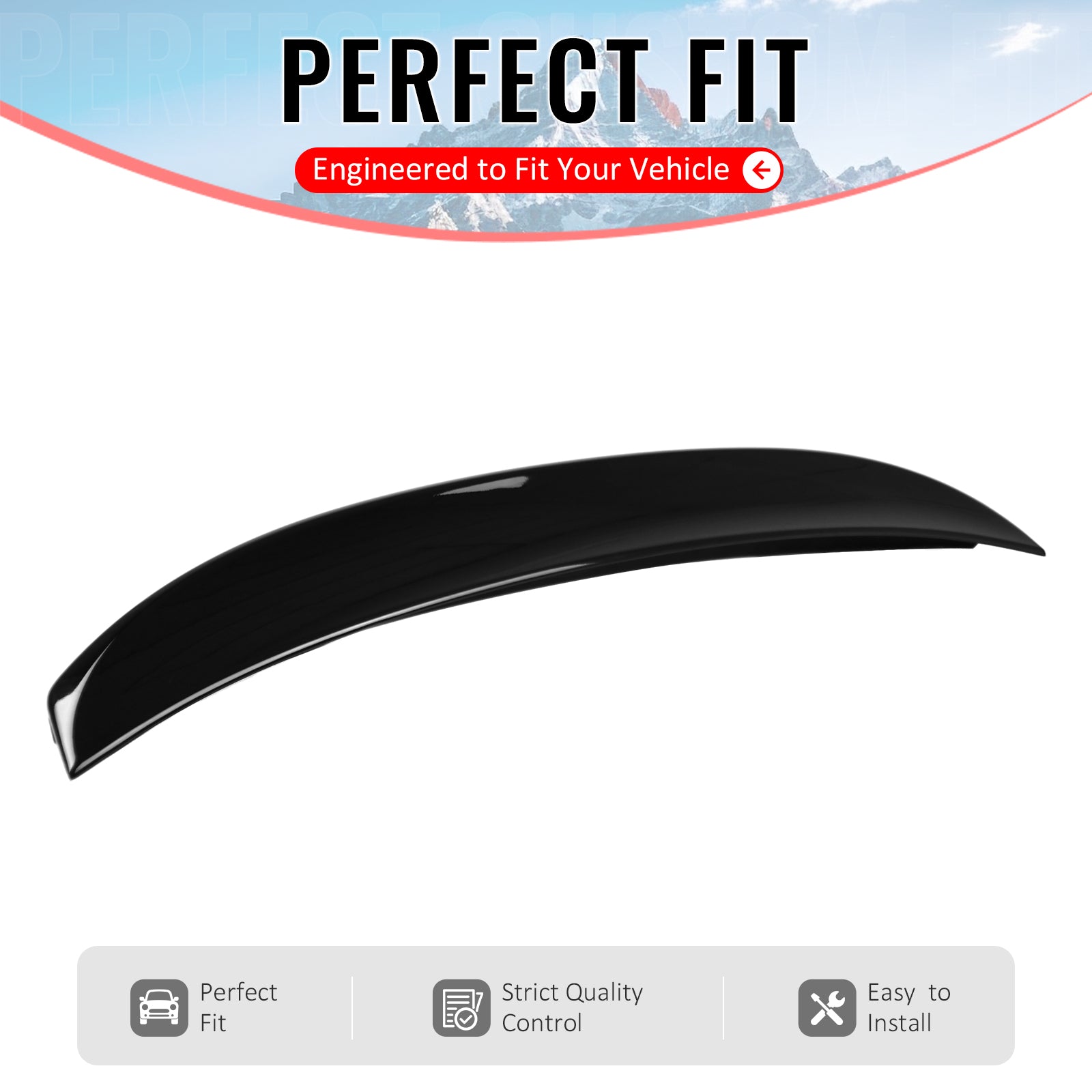 Fit 06-13 Lexus IS250 / IS350 / IS F Sedan 4-Door Trunk Spoiler Paint #202