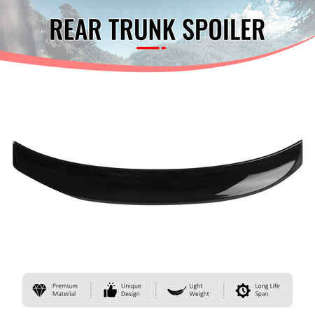 Fits 06-13 Lexus IS250 IS350 Sedan WD Style Trunk Spoiler Lip Painted #202 Black