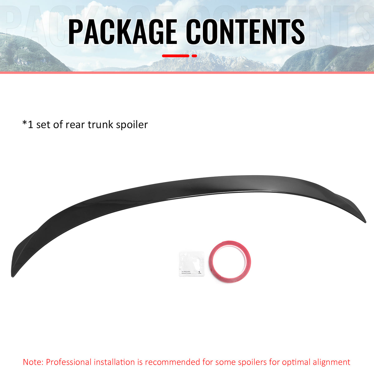 Fits 14-20 Lexus IS250 IS300 XE30 Sedan OE Style Rear Trunk Spoiler Gloss Black