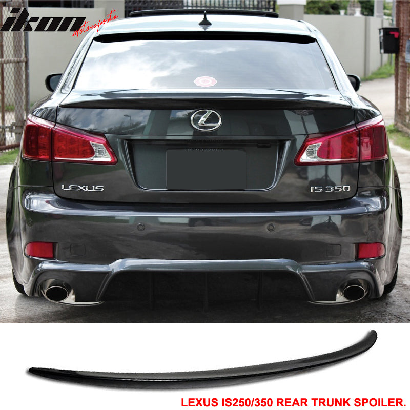 Fits 06-13 Lexus IS250 IS350 Type OE PU Rear Spoiler Wing