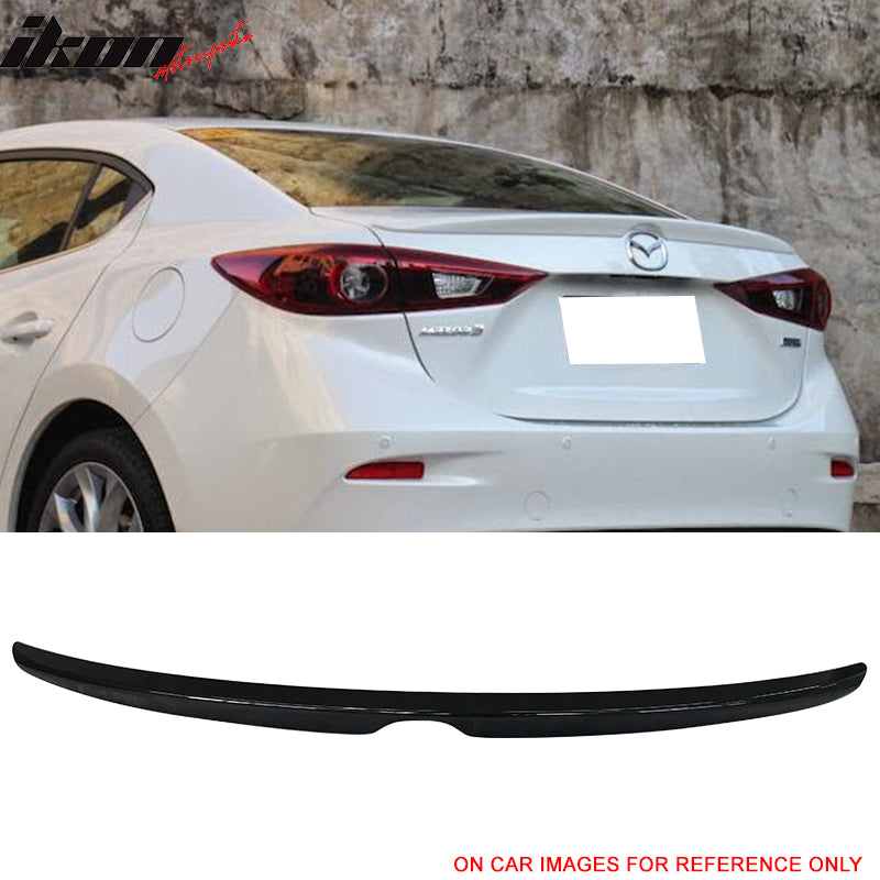 IKON MOTORSPORTS Pre-Painted Trunk Spoiler Compatible With 2014