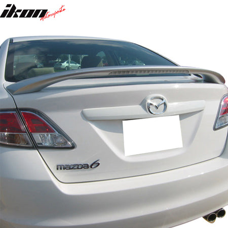 Fits 09-13 Mazda 6 OE Style LED Rear Trunk Spoiler Tail Lip