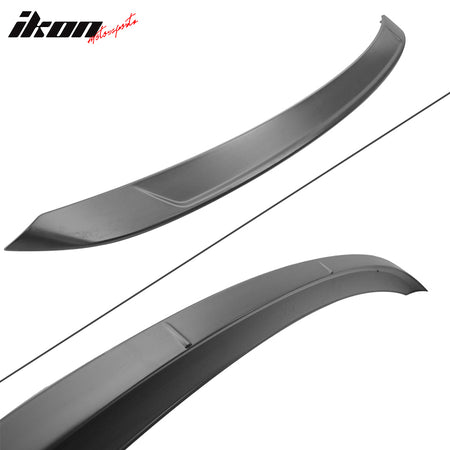 Fits 13-16 Mazda CX-5 Unpainted Black Rear Trunk Spoiler Lip Add On Wing ABS