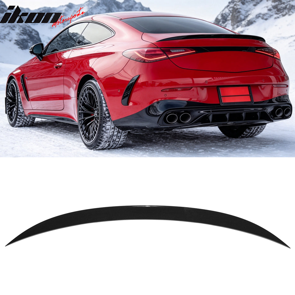 2024-2027 Benz C236 CLE Coupe AMG Style Gloss Black Trunk Spoiler ABS