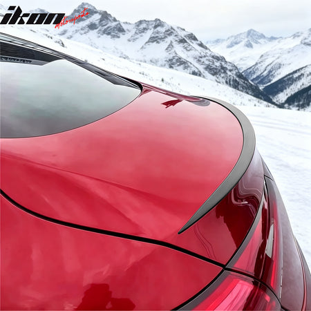 Fits 24-27 Benz C236 CLE300 CLE450 CLE53 AMG Style Gloss Black Trunk Spoiler ABS