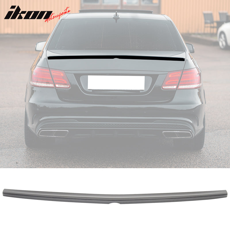 2010-2012 Mercedes Benz W212 Euro Style Unpainted Rear Spoiler Wing PU