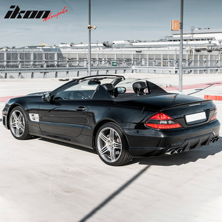 Compatible With 2003-2011 Benz SL-Class 2Dr R230 ABS Rear Trunk Spoiler