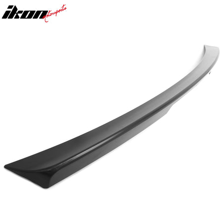 Fits 01-07 Benz C-Class W203 Sedan 4-Door IKON Trunk Spoiler Unpainted Black ABS