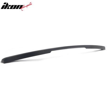 Fits 01-07 Benz C-Class W203 Sedan 4-Door IKON Trunk Spoiler Unpainted Black ABS