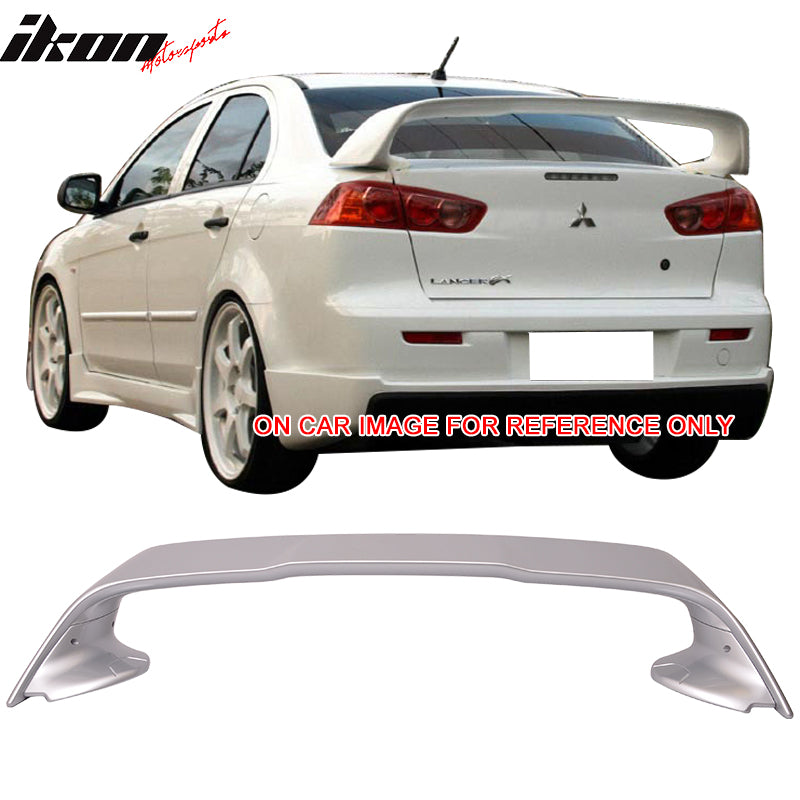 2008-2017 Mitsubishi Lancer Evolution 10 X Trunk Spoiler Wing Lip ABS