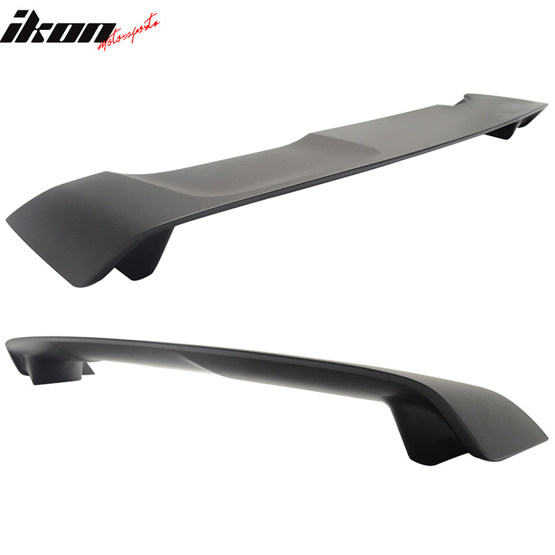 Fits 08-17 Mitsubishi Lancer OE Style Rear Trunk Spoiler Wing Matte Black ABS