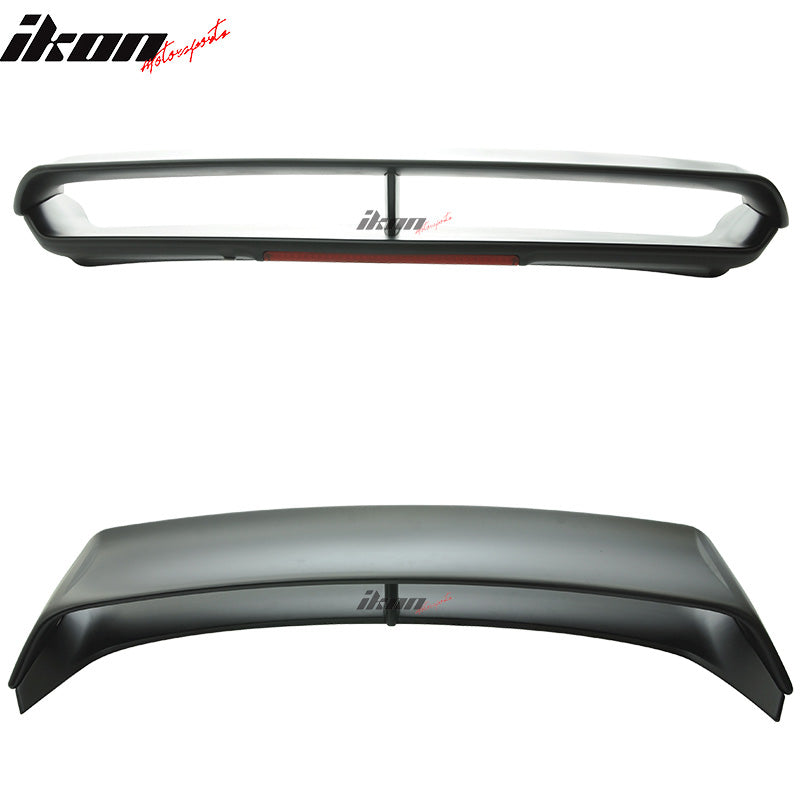 Fits 03-09 Nissan 350Z N Style RS Unpainted Trunk Spoiler 3RD LED Brake - ABS