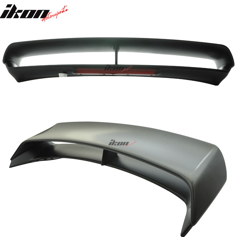 Fits 03-09 Nissan 350Z N Style RS Unpainted Trunk Spoiler 3RD LED Brake - ABS