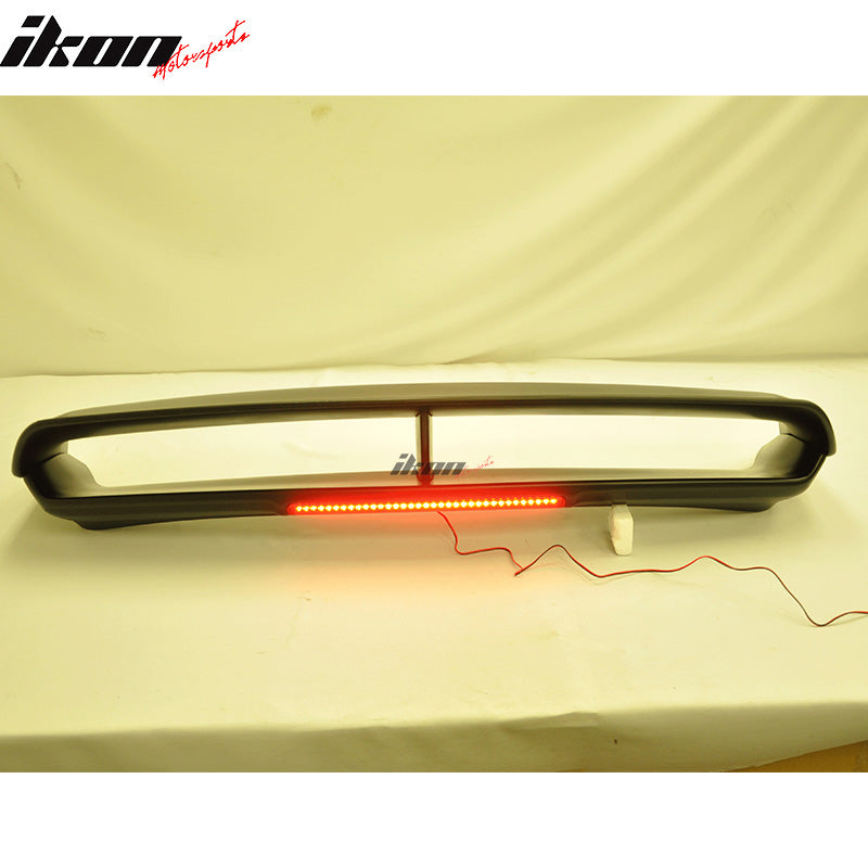 Fits 03-09 Nissan 350Z N Style RS Unpainted Trunk Spoiler 3RD LED Brake - ABS