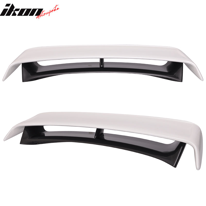 Fits 09-21 Nissan 370Z Z34 N Style Rear Trunk Spoiler Wing Painted White & Black