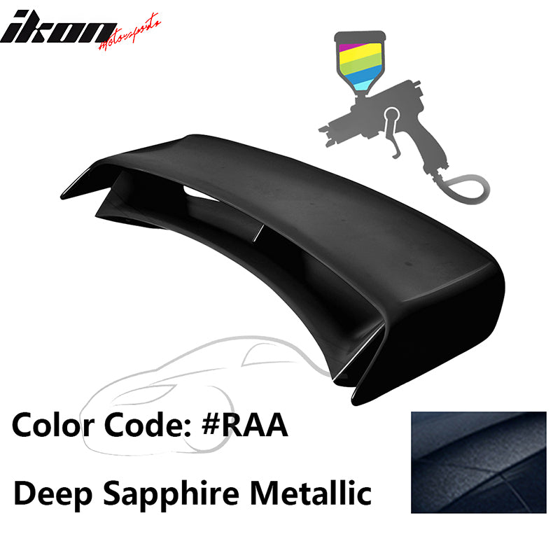 2009-2021 Nissan 370Z Coupe 2PCS Stand Up Rear Trunk Deck Lid Spoiler Wing Lip Nismo Style ABS Plastic Painted #RAA Deep Sapphire Metallic